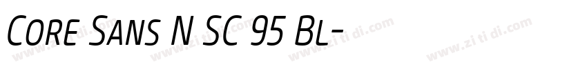 Core Sans N SC 95 Bl字体转换